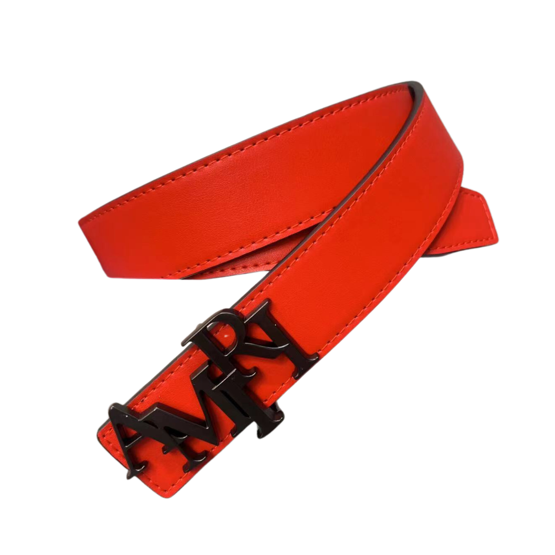 Curea AMIRI reversible – Negru/Rosu