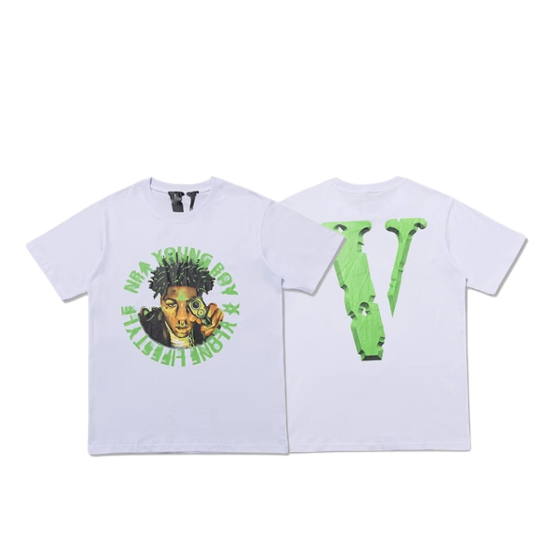 Tricou Vlone X NBA YoungBoy – Alb