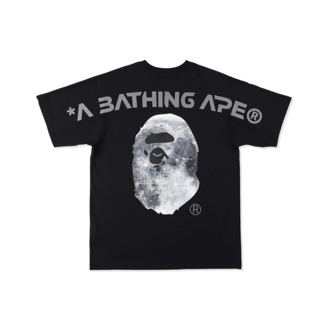 Tricou Bape Head Moon – Negru