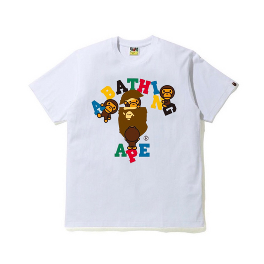 Tricou Bape Baby Milo – Alb